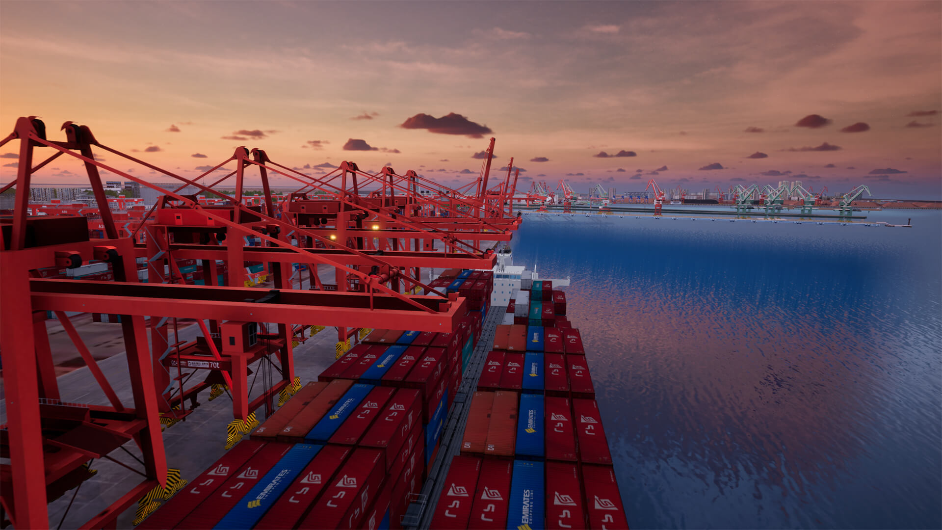 BEVICTOR伟德科技:智慧海港三维可视化动画定制服务